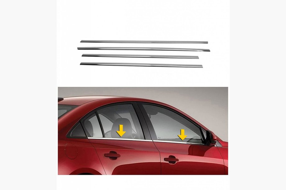 Mazda 6 2003-2008 Fensterzierleisten Edelstahl (4 Stk) Image