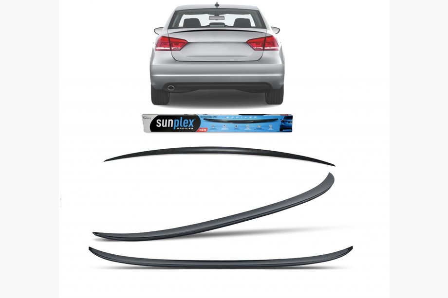 Audi A4 B9 2015-2024 Heckspoiler Lippe (Sunplex, Schwarz) Image