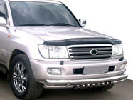 Toyota Land Cruiser 100 1998-2007 Motorhaubenschutz mit Logo (SIM) Foto 1