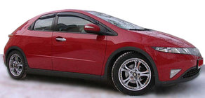 Honda Civic Sedan VIII 2006-2011 Windabweiser (4 Stk, SIM) Foto 1