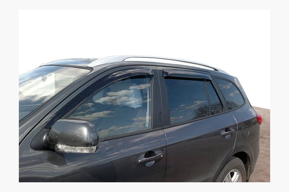 Hyundai Santa Fe 2 2006-2012 Windabweiser (4 Stk, SIM) Image