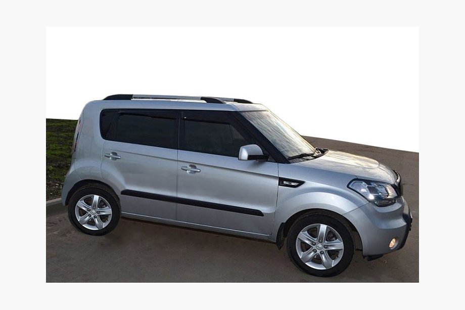 Kia Soul I 2008-2013 Windabweiser (4 Stk, SIM) Image