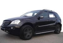Mercedes ML W164 2005-2011 Windabweiser (4Stk, SIM) Foto 1