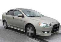 Mitsubishi Lancer X 2008- Windabweiser (4Stk, SIM) Foto 1
