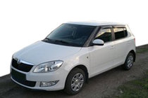 Skoda Fabia 2007-2014 Windabweiser HB (4 Stk, SIM) Foto 1