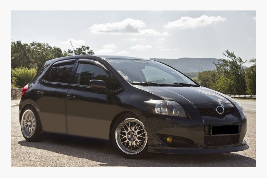Toyota Auris 2007-2012 Windabweiser (4 Stk, SIM) Image