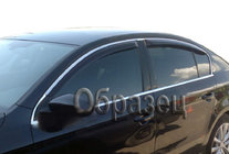 Volkswagen Touareg 2010-2018 Chrom Windabweiser (4 Stk, SIM) Foto 1