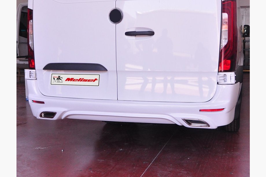 Mercedes Sprinter W907/W910 2018- Heckstoßstangenabdeckung (grundiert zum Lackieren) Foto 2