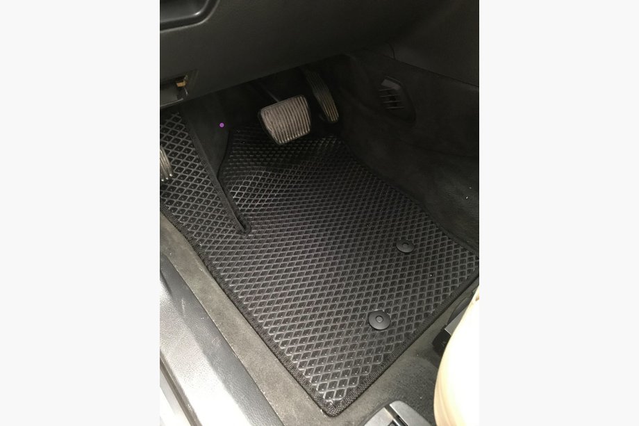 Volvo XC90 2002-2014 EVA Fußmatten aus Polyurethan, schwarz 7-Sitzer, 3 Reihen Image