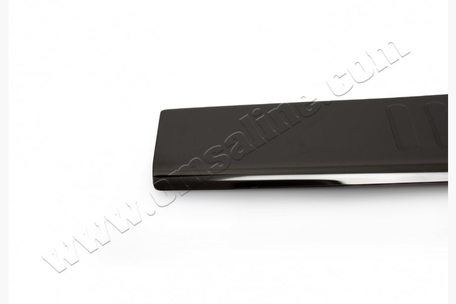 Nissan Qashqai 2010-2014 Heckstoßstangenabdeckung Schwarz Chrom (Edelstahl) Image