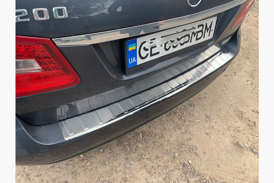 Mercedes E-class W212 2009-2016 Heckstoßstangenschutz Carmos (SW, Edelstahl) Image