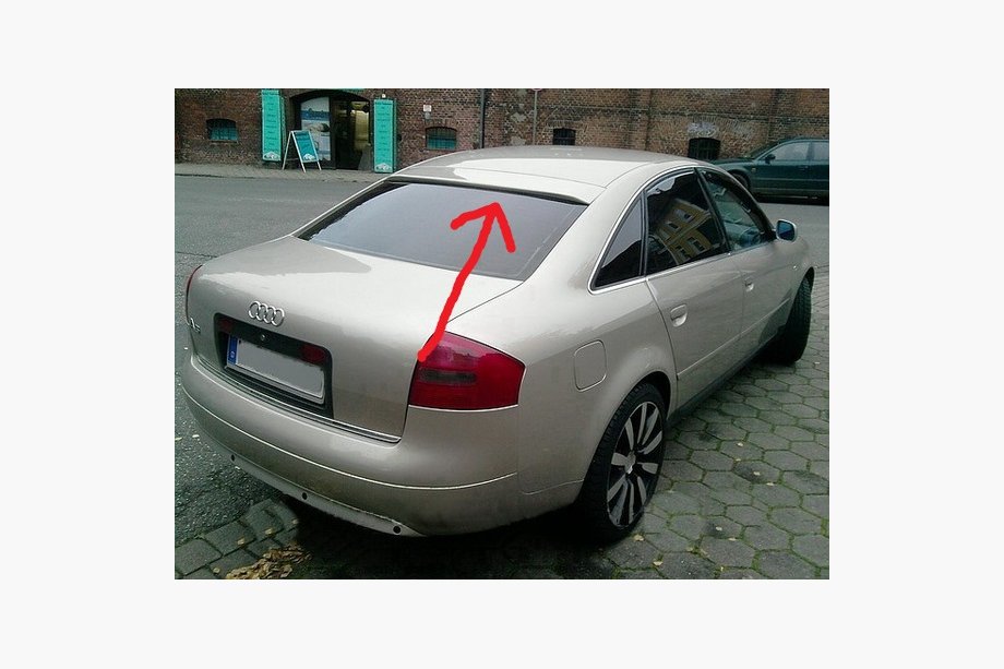 Audi A6 C5 1997-2001 Sonderangebot! Heckspoilerblende (GFK, grundiert zum Lackieren) Image