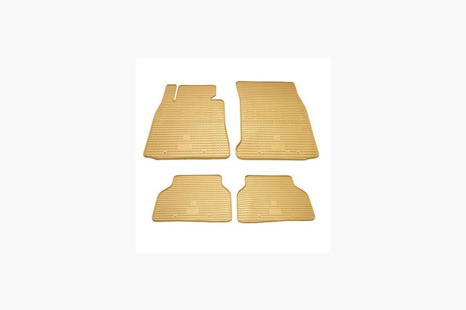 BMW 5 Series E39 1996-2003 Beige Gummimatten (4 Stk, Stingray Premium) Image