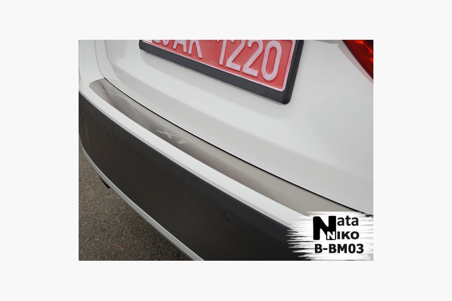 BMW X1 E84 2009-2015 Heckstoßstangenabdeckung Natanika (Edelstahl) Image