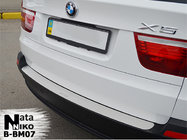 BMW X5 E70 2007-2013 Heckstoßstangenabdeckung NataNika (Edelstahl) Foto 1