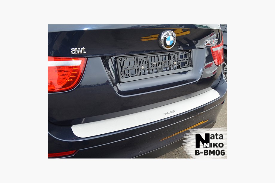 BMW X6 E71 2008–2014 Heckstoßstangenabdeckung Natanika (Edelstahl) Image