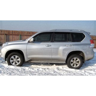 Dachreling Originaldesign (Silber, 2 Stk) Toyota Land Cruiser Prado 150 2009-2023 Foto 4