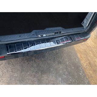 Heckstoßstangenabdeckung Schwarz Chrom (Edelstahl) Renault Trafic 2015- Foto 1