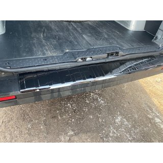 Heckstoßstangenabdeckung Schwarz Chrom (Edelstahl) Renault Trafic 2015- Foto 2