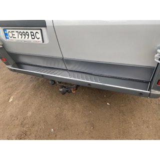 Heckstoßstangenschutz Edelstahl Citroen Jumper 2007-2025 Foto 3
