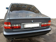 BMW 5 Series E34 1988-1995 Chromleiste über dem Kennzeichen (Edelstahl) Foto 1