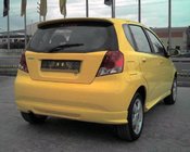 Chevrolet Aveo T200 2002-2008 Heckstoßstangenabdeckung (grundiert zum Lackieren) Foto 2