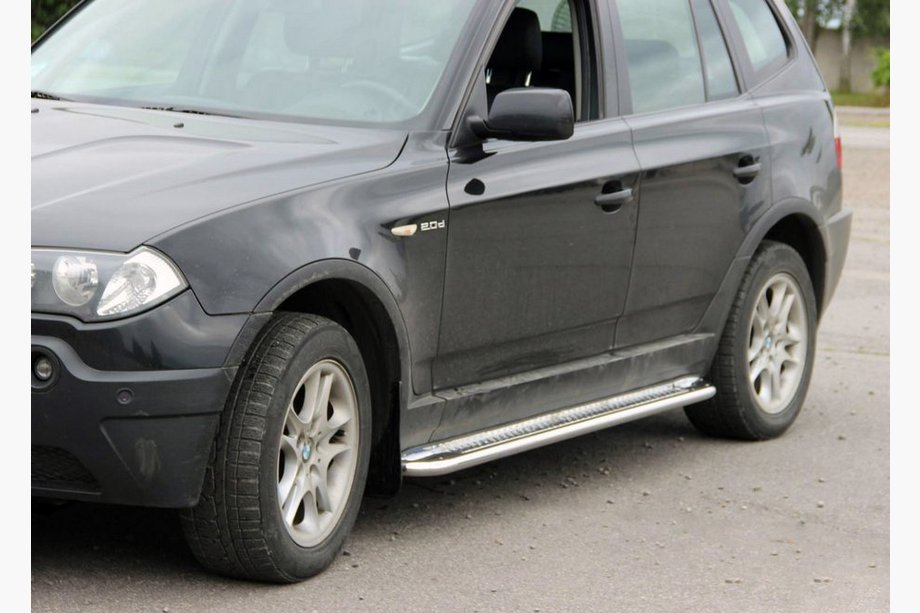 BMW X3 E83 2003-2010 Trittbretter KB001 Edelstahl Image