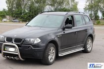 BMW X3 E83 2003-2010 Trittbretter KB001 Edelstahl Foto 2