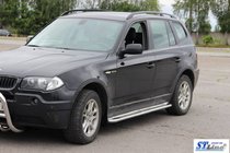 BMW X3 E83 2003-2010 Trittbretter KB001 Edelstahl Foto 3