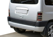Peugeot Partner 1996-2008 Chrom Blenden für Rückleuchten (2 Stk, Edelstahl) OmsaLine - Italienischer Edelstahl Foto 4