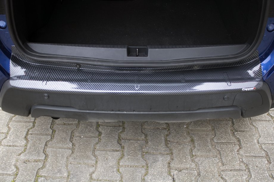 Renault Duster 2018-2024 Heckstoßstangenabdeckung EuroCap (ABS, Carbon-Look) Image