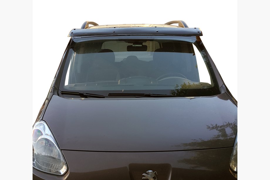 Peugeot Partner Tepee 2008-2018 Sonnenblende Frontscheibe (schwarz glanz, 5mm) Foto 1