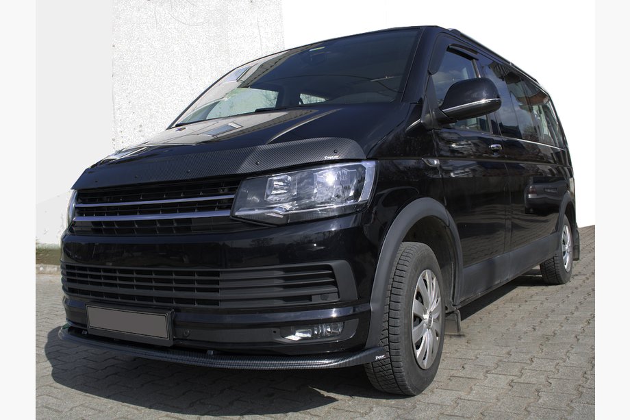Volkswagen T6 2015-2024 Frontlippe Carbon-Look 2015-2018 (ABS) Image