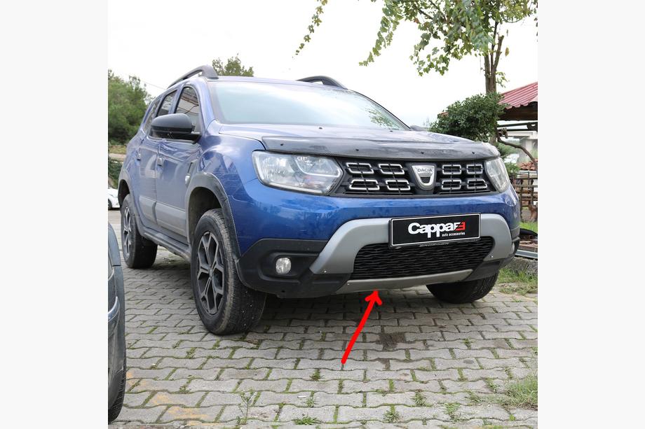 Dacia Duster 2018-2024 Frontstoßstange Untere Abdeckung (ABS, Grau) Image