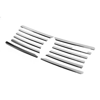 Chrom Kühlergrill Abdeckungen (1995-2000, 12-teilig, Edelstahl) Mercedes Sprinter W901/902/903/904/905 1995–2006 Foto 2