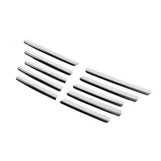 Chrom Kühlergrill Abdeckungen (Edelstahl) Opel Vectra B 1995-2002 Foto 2