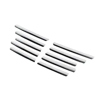 Chrom Kühlergrill Abdeckungen (Edelstahl) Opel Vectra B 1995-2002 Foto 2