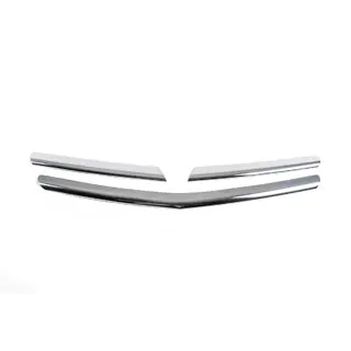 Grillabdeckung Chrom (3-tlg., Edelstahl) Opel Corsa D 2007-2014 Foto 2