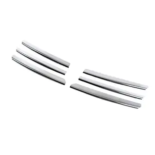Chrom Kühlergrill Blenden (6 Stk, Edelstahl) Opel Zafira B 2005–2011 Foto 2