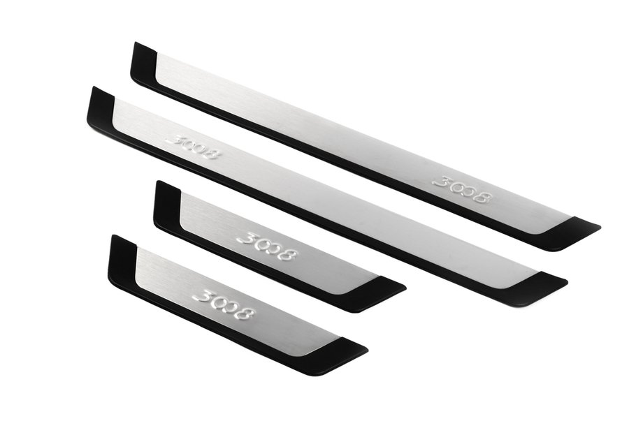 Peugeot 3008 2008-2016 Einstiegsleisten OmsaLine (4 Stk, Edelstahl) Image