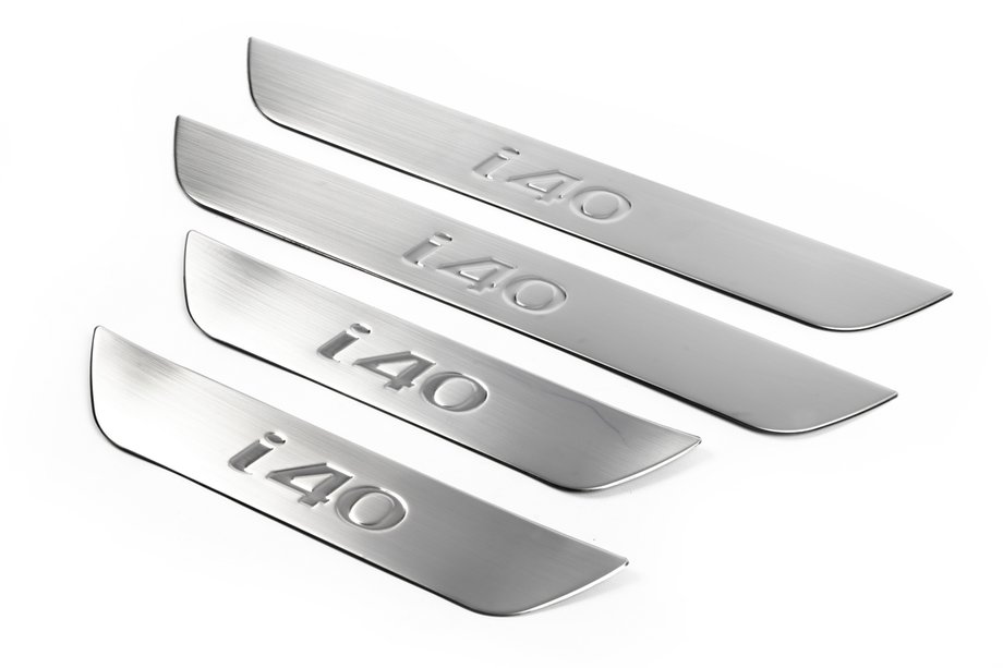 Hyundai I-40 2011-2019 Einstiegsleisten OmsaLine (4 Stk., Edelstahl) Image