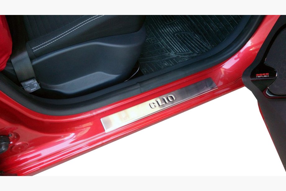 Renault Clio IV 2012-2019 Einstiegsleisten OmsaLine (4 Stk, Edelstahl) Image
