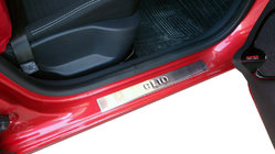 Renault Clio IV 2012-2019 Einstiegsleisten OmsaLine (4 Stk, Edelstahl) Foto 1