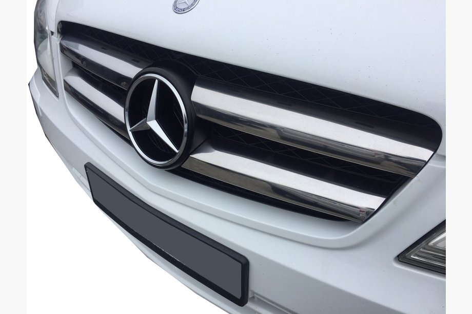 Mercedes Vito W639 2004-2014 Grill Abdeckungen 2010-2015 Edelstahl OmsaLine - Italienischer Edelstahl Image