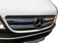 Mercedes Sprinter W906 2006–2018 Chrom Kühlergrill Blenden (2006-2013, Edelstahl) Carmos - Türkischer Edelstahl Foto 3