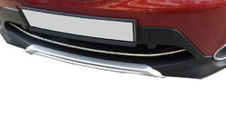 Nissan Qashqai 2014-2021 Edelstahl Abdeckung für vordere Stoßstange (2014-2017) Carmos - Türkischer Edelstahl Foto 1