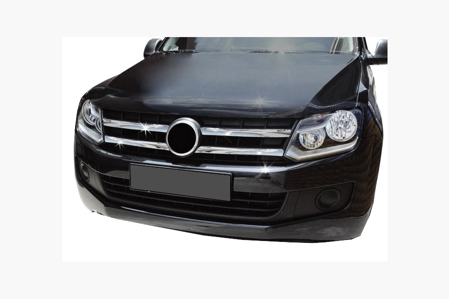 Volkswagen Amarok 2010-2022 Chrom Kühlergrill Blenden 2010-2016 (breite Streifen, 4 Stk, Edelstahl) Image