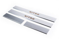 Dodge Nitro 2006-2011 Einstiegsleisten Abdeckungen Carmos unten Edelstahl Foto 1