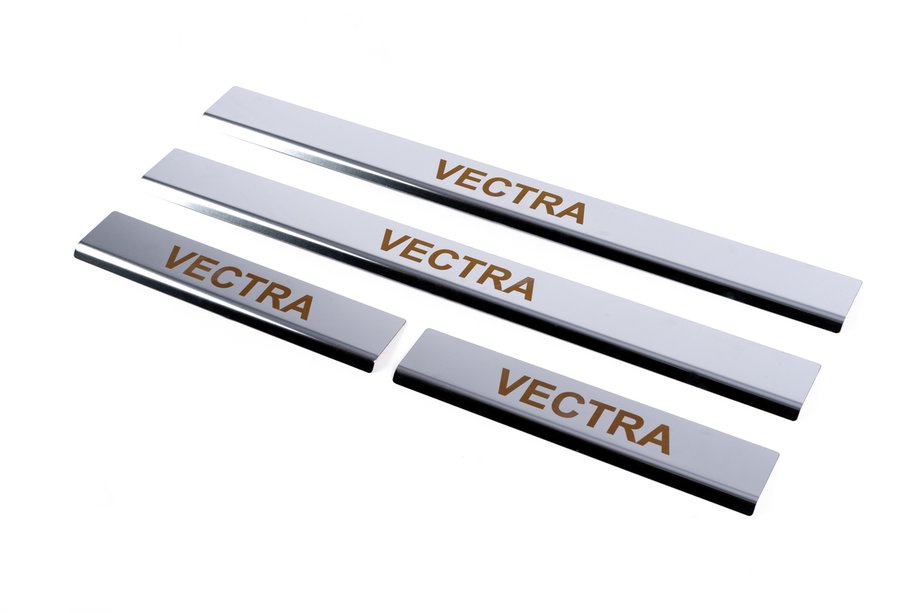 Opel Vectra B 1995-2002 Einstiegsleisten Carmos (4 Stk, Edelstahl) Image