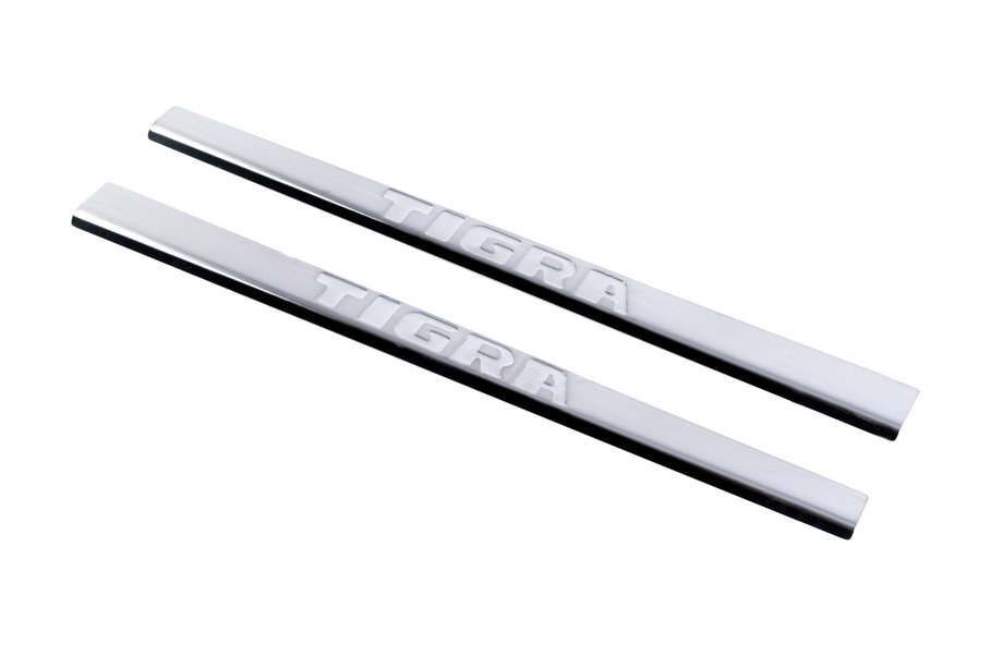 Opel Tigra 2001-2009 Einstiegsleisten Carmos (2 Stk, Edelstahl) Image